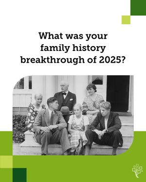 Image post by @familysearch on Instagram