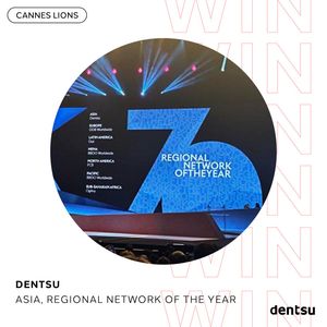 Image post by @dentsu on Instagram