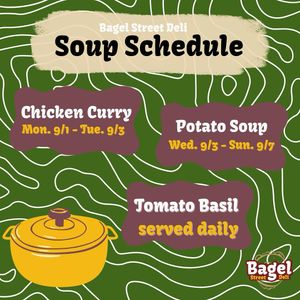 Image post by @bagelstreetdeli on Instagram