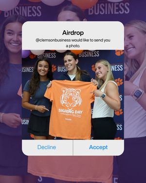 Image post by @clemsonbusiness on Instagram