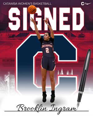 Image post by @catawba_wbb on Twitter
