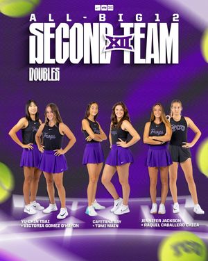 Image post by @tcuwomenstennis on Instagram