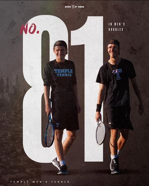 Image post by @templemtennis on Instagram