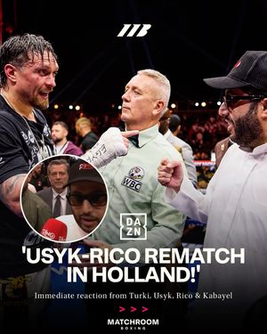 Image post by @matchroomboxing on Instagram