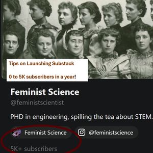 Image post by @feministscience on Instagram
