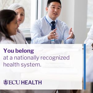 Video post by @ECU Health on Facebook