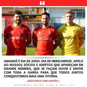 Image post by @merelinenseFC on Facebook