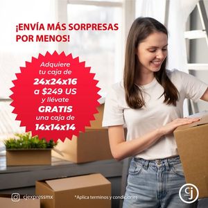Image post by @cjexpress.paqueteria on Facebook