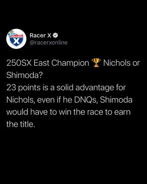 Image post by @racerxonline on Instagram