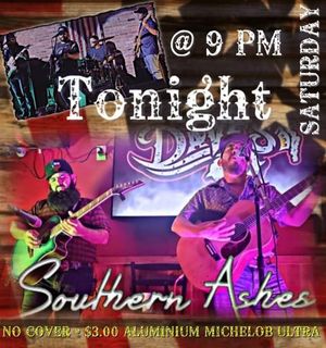 Image post by @SouthernAshesMusic on Facebook