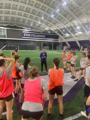 Image post by @NUWSoccer on Twitter
