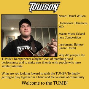 Image post by @towsonband on Instagram