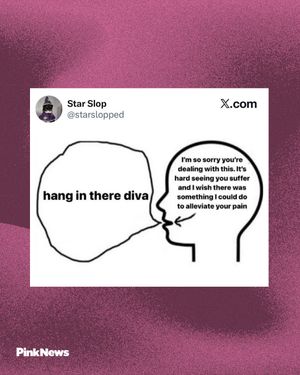 Image post by @pinknews on Instagram