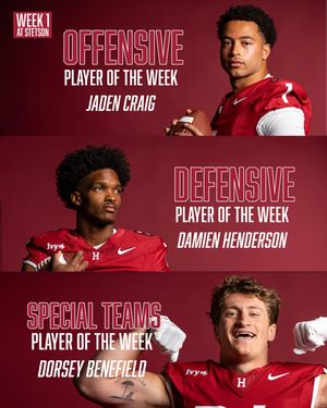 Image post by @harvardfootball on Instagram