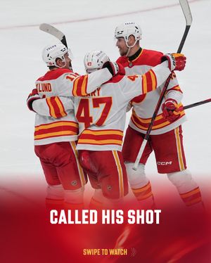 Image post by @nhlflames on Instagram