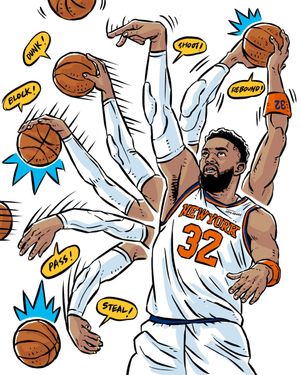 Image post by @nyknicks on Twitter