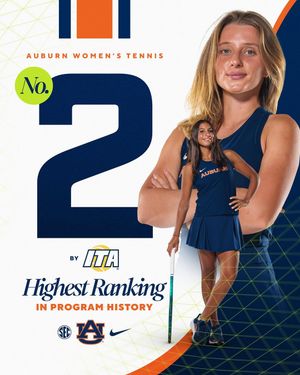 Image post by @auburnwtennis on Instagram