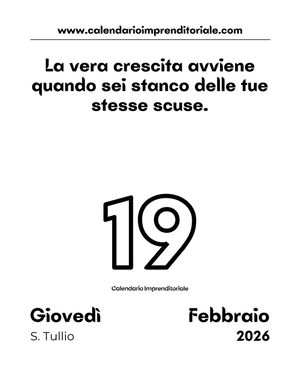 Image post by @calendarioimprenditoriale on Instagram