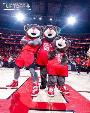 Image post by @rocketsmascotclutch on Instagram