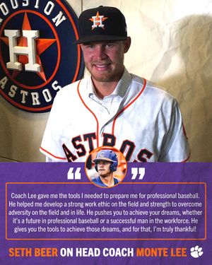 Image post by @clemsonbaseball on Instagram