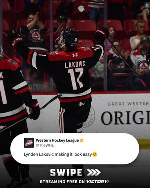 Image post by @westernhockeyleague on Instagram