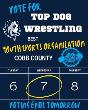 Image post by @harrisontopdogwrestling on Facebook