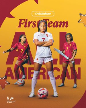 Image post by @USC_WSoccer on Twitter