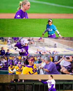 Image post by @LSUsoftball on Twitter