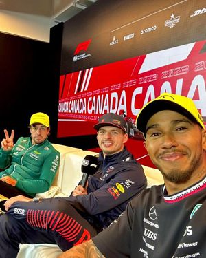 Image post by @F1 on Twitter/X