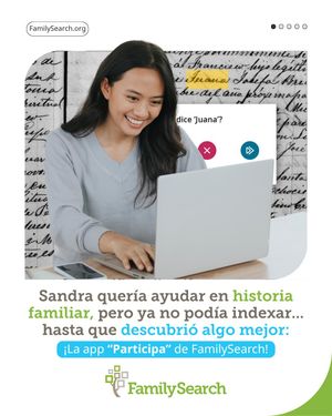 Image post by @familysearchesp on Instagram