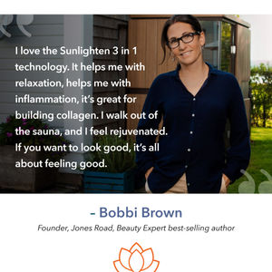 Image post by @sunlightensaunas on Instagram