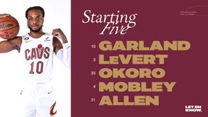 Image post by @cavs on Twitter