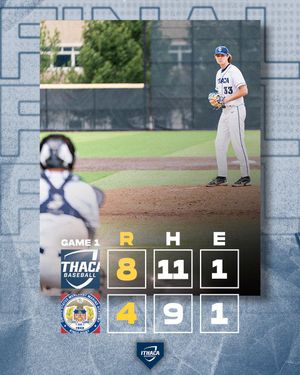 Image post by @Ithaca_Baseball on Twitter