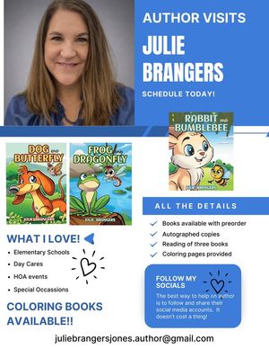 Image post by @juliebrangersjonesauthor on Facebook