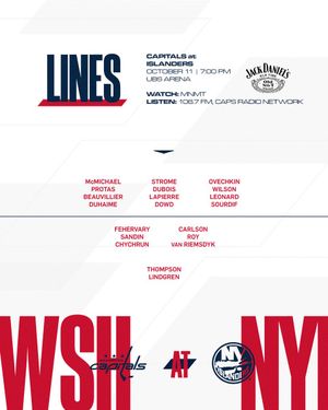 Image post by @Capitals on Twitter