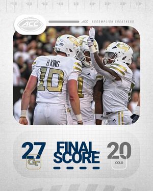Image post by @ACCFootball on Twitter