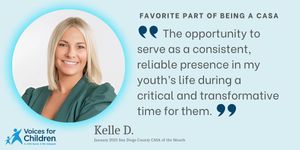 Image post by @VoicesForChildrenSD on Facebook