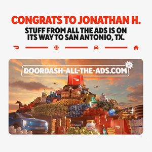 Image post by @DoorDash on Twitter