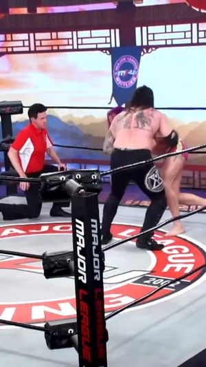 Video post by @majorleaguewrestling on Facebook