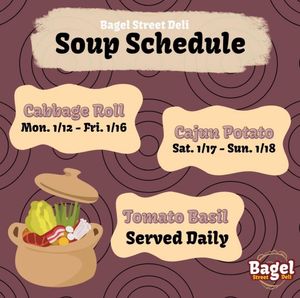 Image post by @bagelstreetdeli on Instagram