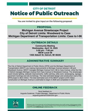 Image post by @cityofdetroit on Instagram