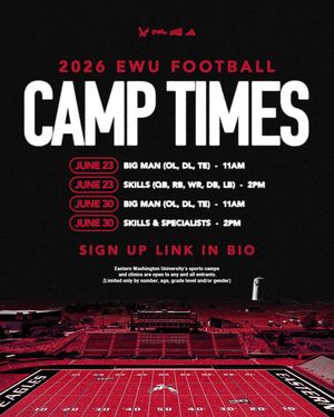 Image post by @ewu_football on Instagram