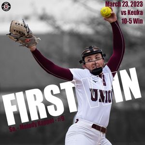 Image post by @unioncollegesoftball on Instagram