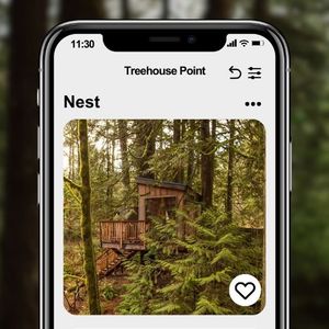 Image post by @treehousepoint on Instagram