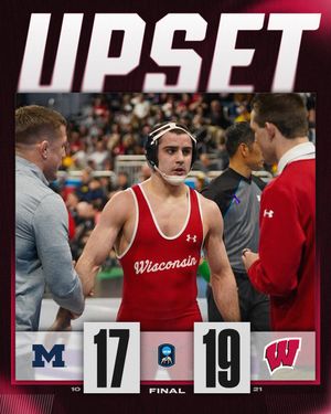 Image post by @NCAAWrestling on Twitter