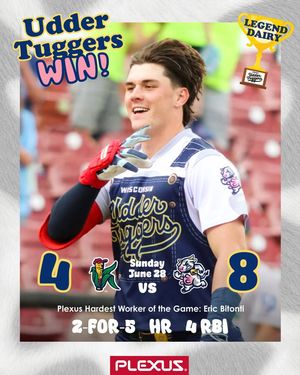 Image post by @WisconsinTimberRattlers on Facebook