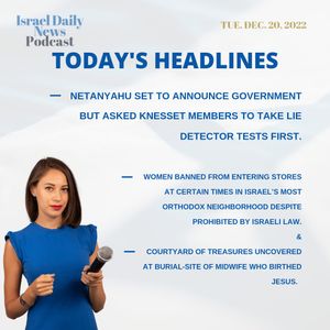 Image post by @IsraelPodcast on Twitter