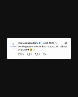 Image post by @mantappuacademy on TikTok