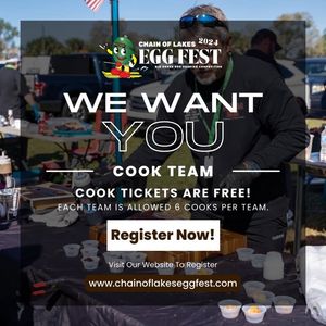 Image post by @chainoflakeseggfest on Facebook