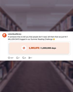 Image post by @columbuslibrary on Instagram